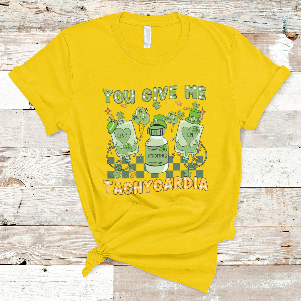 you-give-me-tachycardia-funny-icu-nurse-life-st-patricks-day-t-shirt-ts02