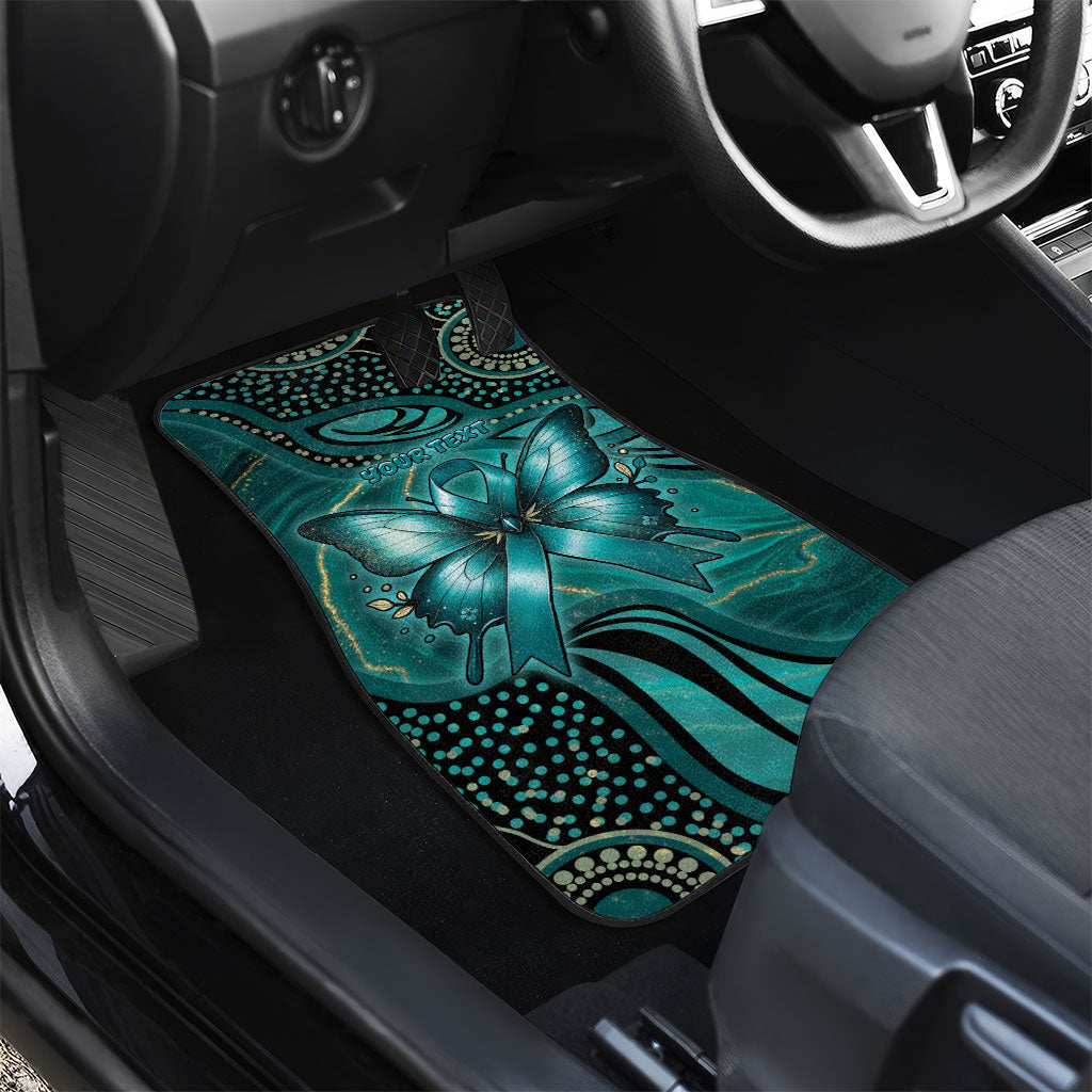 Personalised Ovarian Cancer Support Car Mats This Is What A Fighter Looks Like