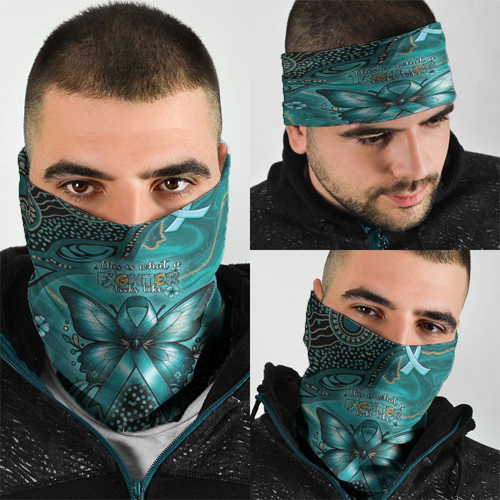 Ovarian Cancer Support Neck Gaiter This Is What A Fighter Looks Like