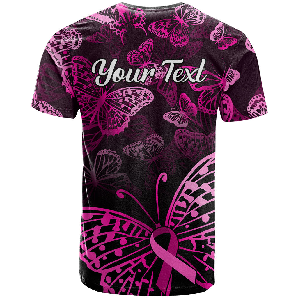 Personalised In October We Wear Pink T Shirt Breast Cancer Support