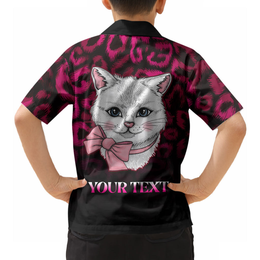 Personalised Love Your Tatas Hawaiian Shirt Cat Breast Cancer Support