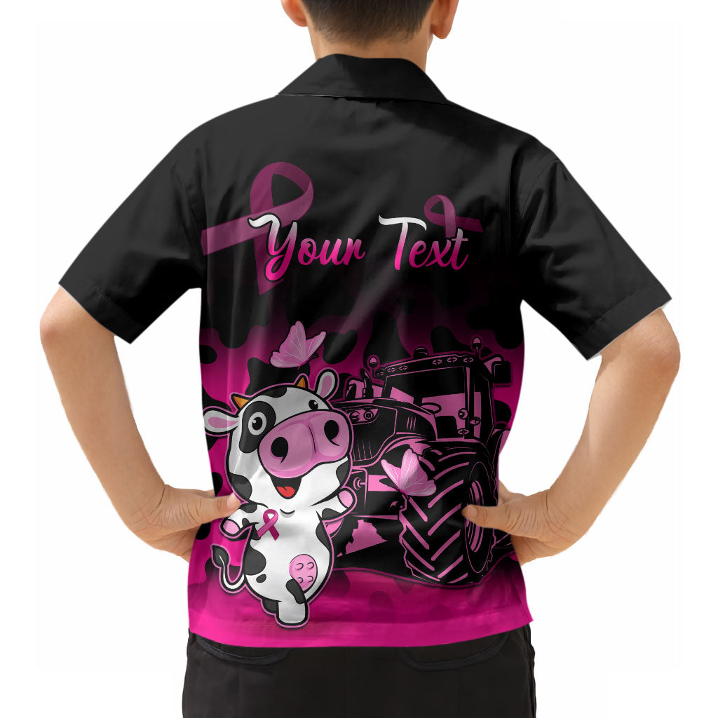 Personalised Save The Udders Hawaiian Shirt Farmer Day Breast Cancer Support