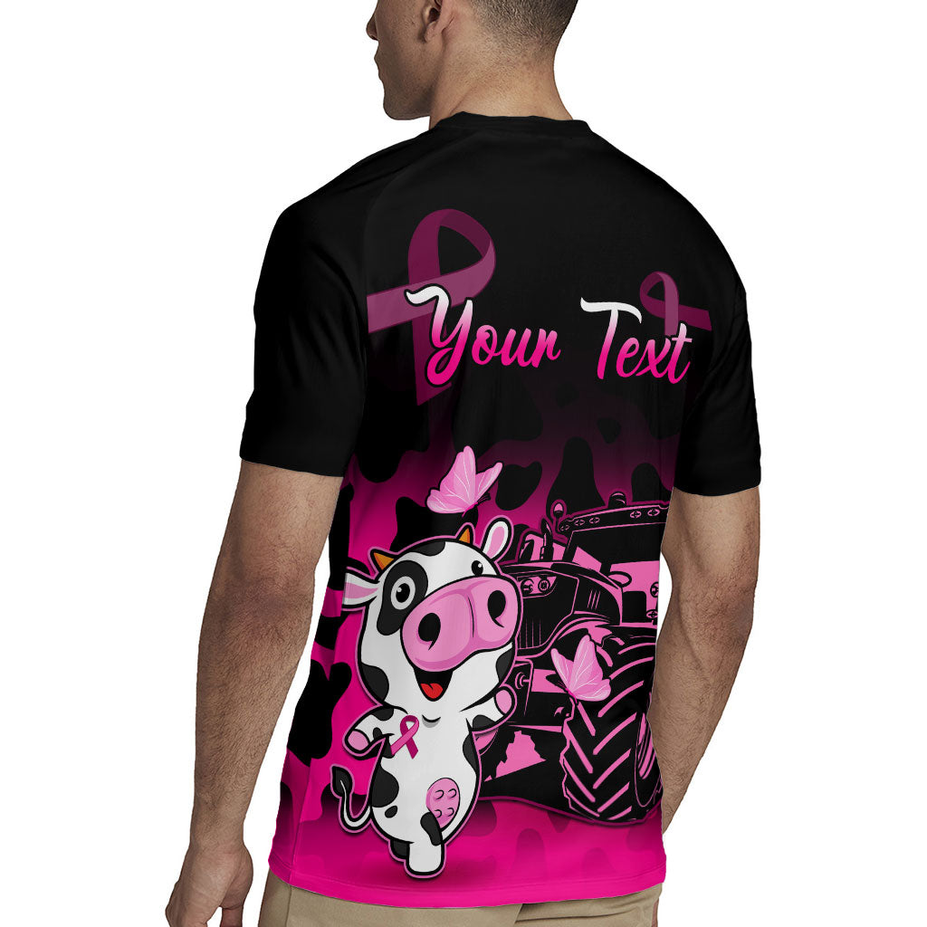 Personalised Save The Udders Rugby Jersey Farmer Day Breast Cancer Support