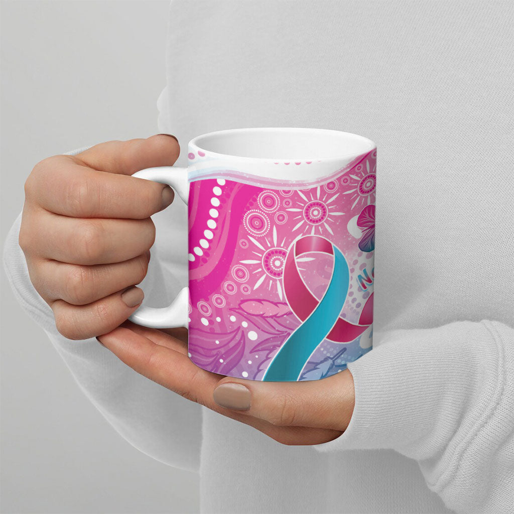 Australia Hereditary Cancer Support Ceramic Mug Never Give Up