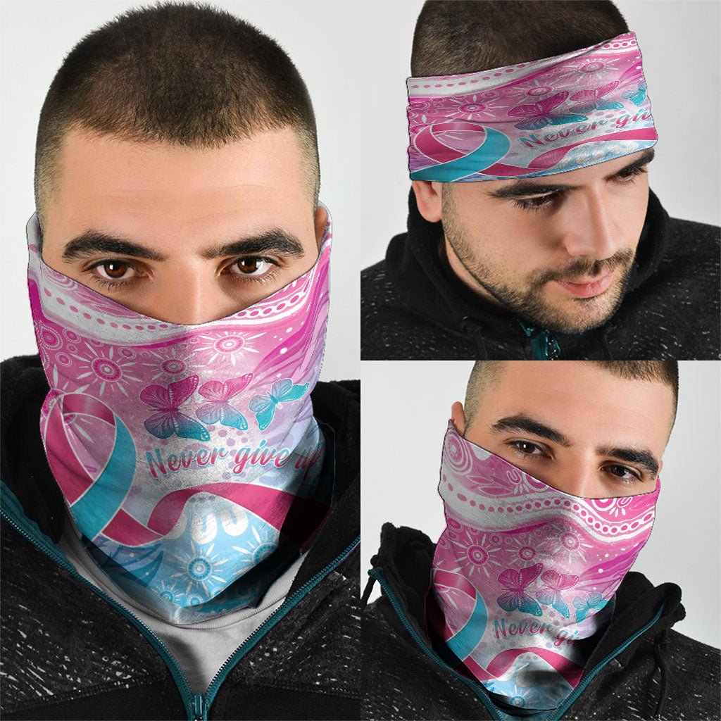 Australia Hereditary Cancer Support Neck Gaiter Never Give Up