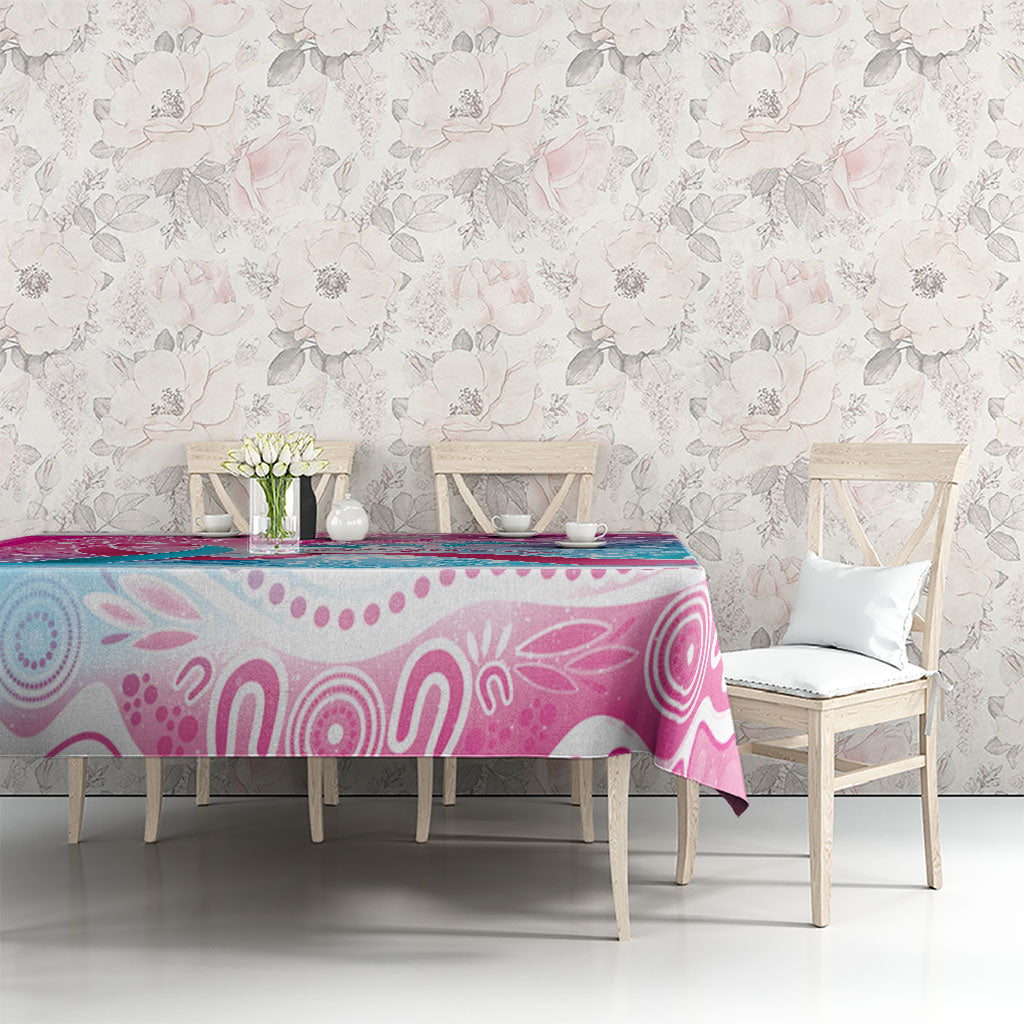 Australia Hereditary Cancer Support Tablecloth Never Give Up