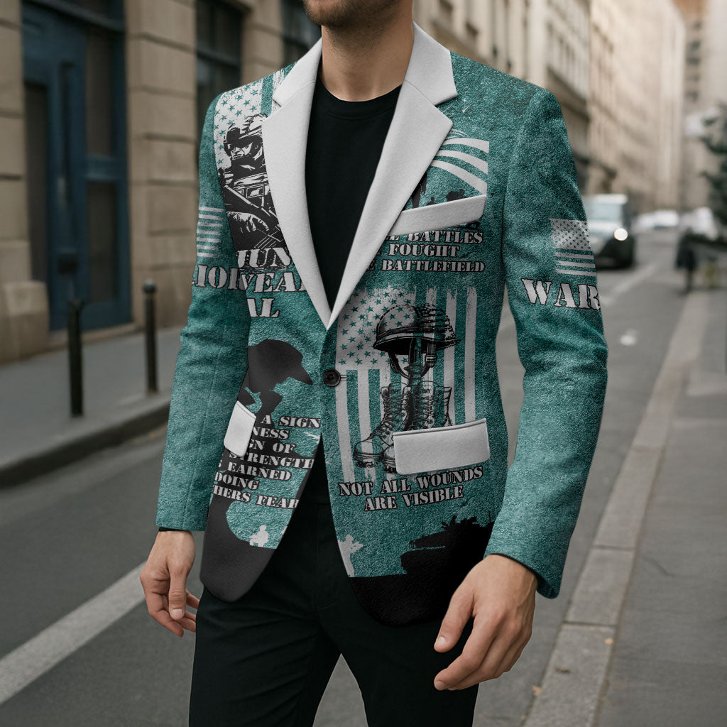 Veteran PTSD Blazer Not A Sign Of Weakness It Is Earned By Doing What Others Fear