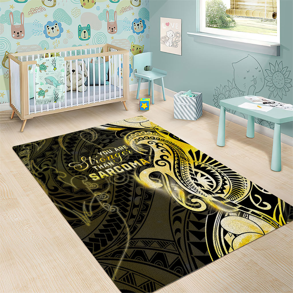 Sarcoma Support Area Rug You Are Stronger Than Sarcoma