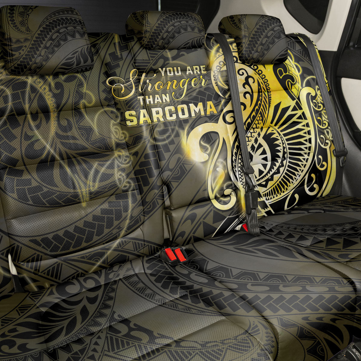 Sarcoma Support Back Car Seat Cover You Are Stronger Than Sarcoma