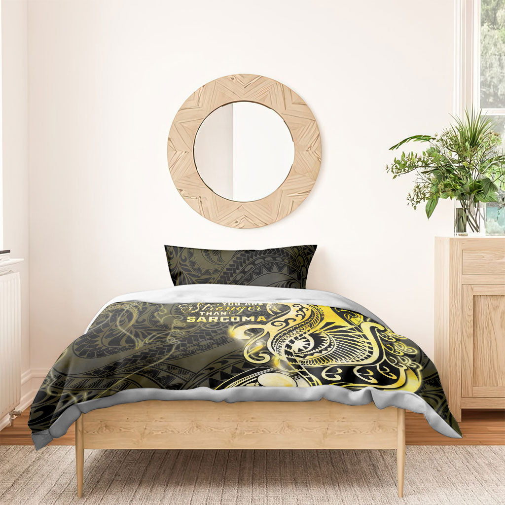 Sarcoma Support Bedding Set You Are Stronger Than Sarcoma