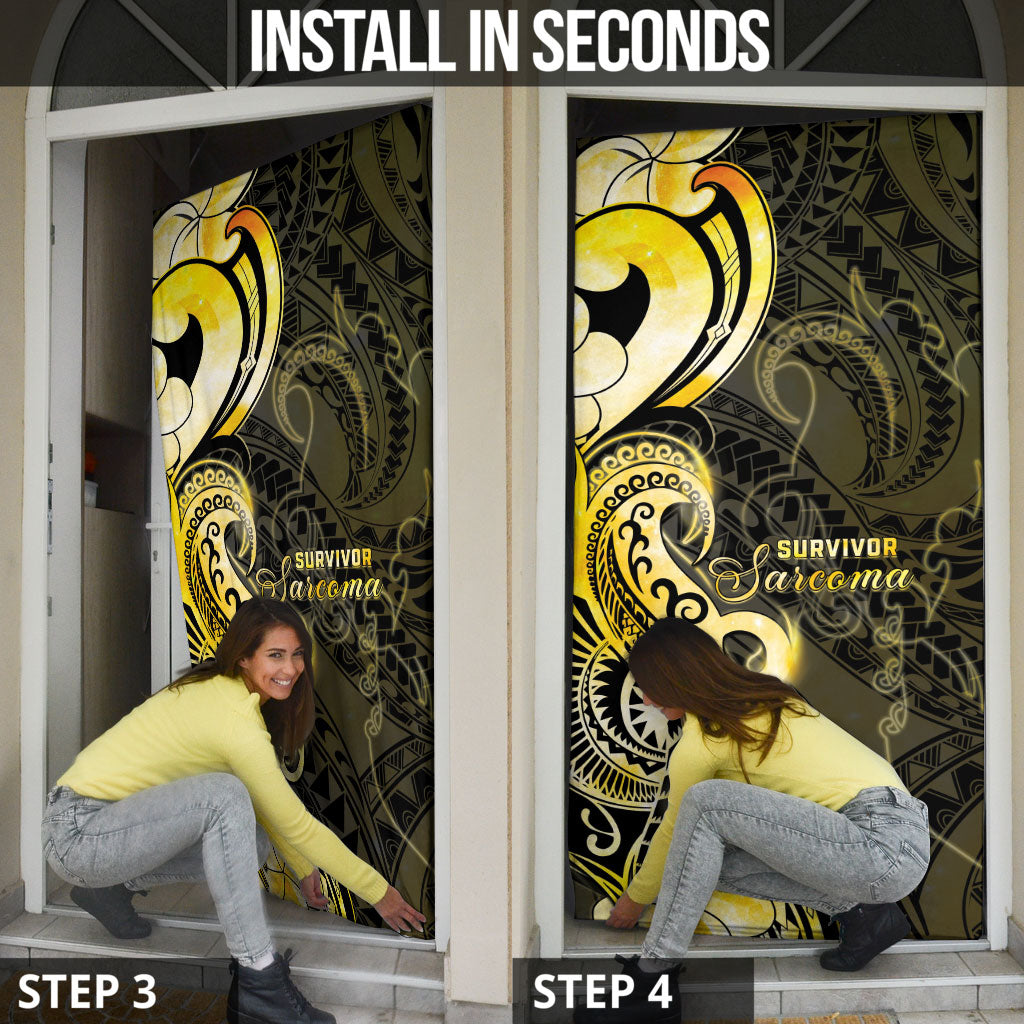 Sarcoma Support Door Cover You Are Stronger Than Sarcoma