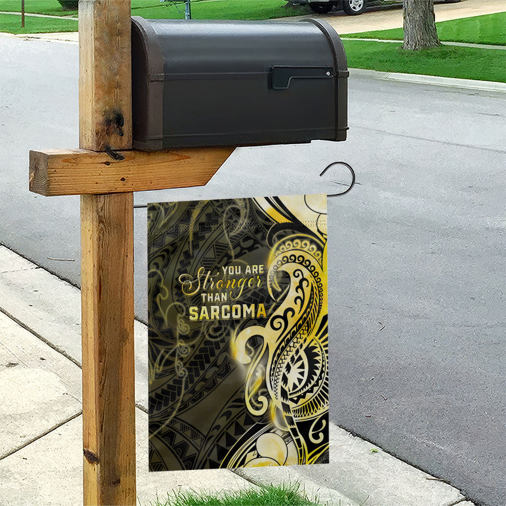 Sarcoma Support Garden Flag You Are Stronger Than Sarcoma