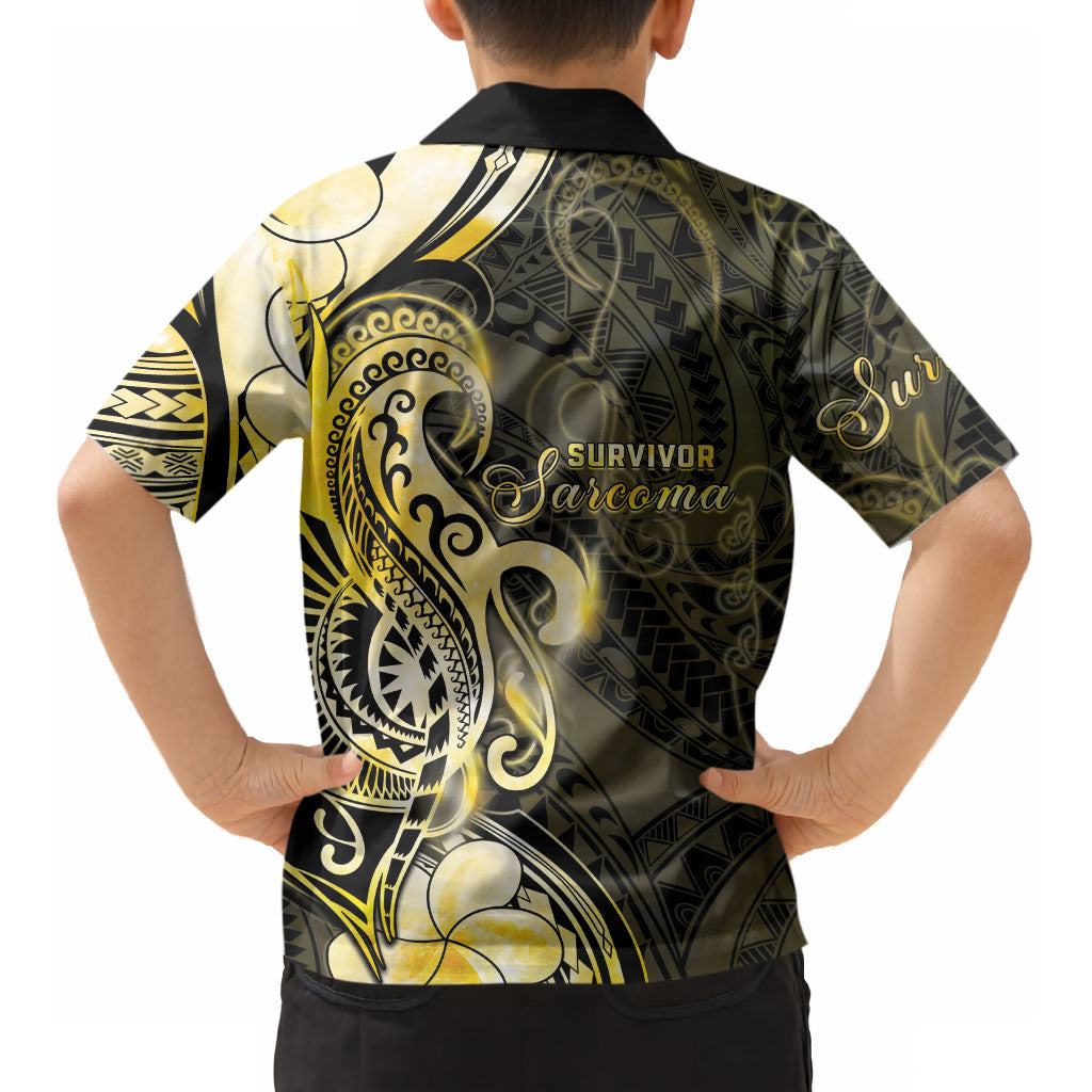 Sarcoma Support Kid Hawaiian Shirt You Are Stronger Than Sarcoma
