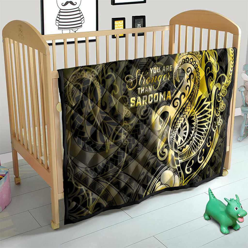 Sarcoma Support Quilt You Are Stronger Than Sarcoma