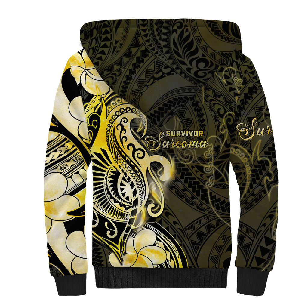 Sarcoma Support Sherpa Hoodie You Are Stronger Than Sarcoma