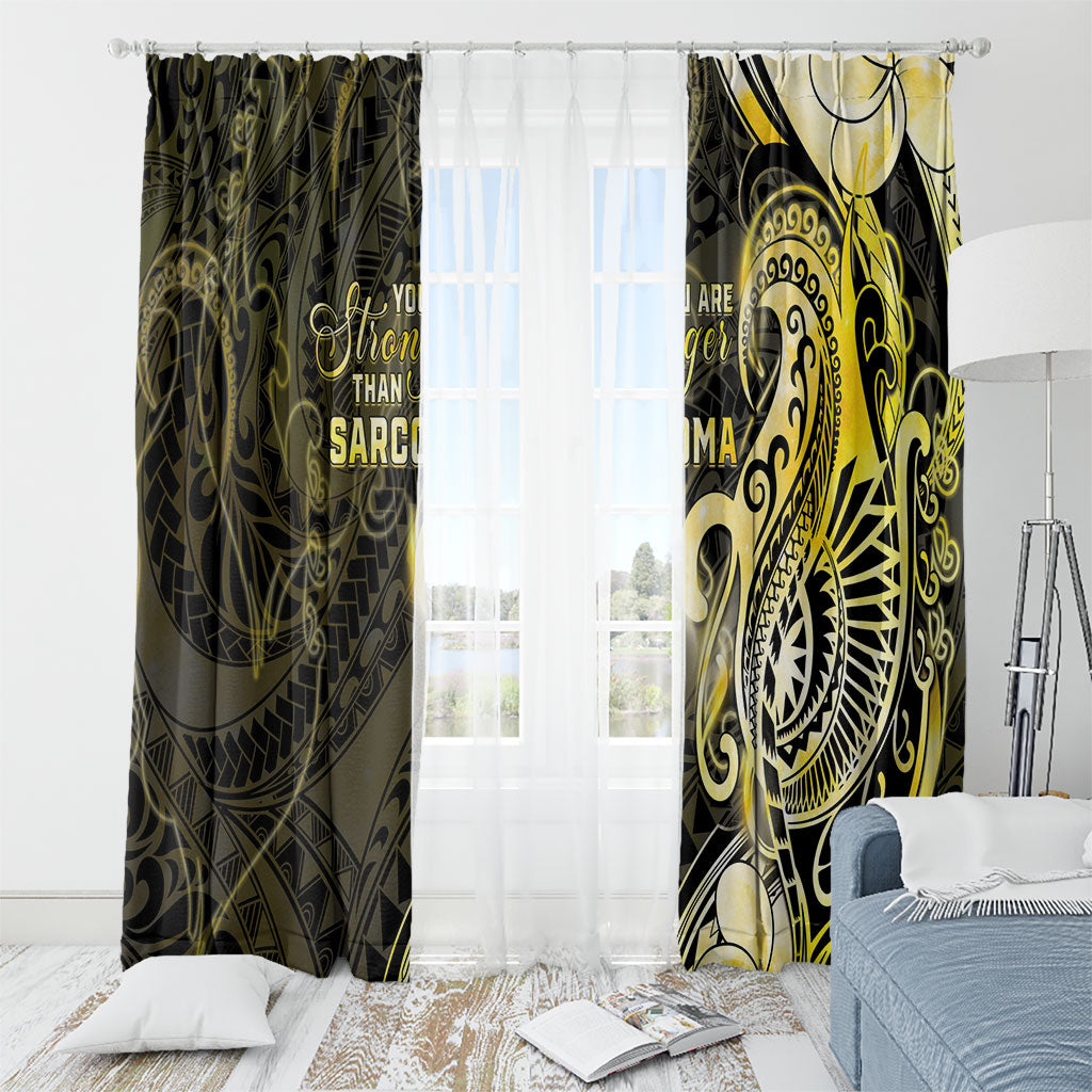 Sarcoma Support Window Curtain You Are Stronger Than Sarcoma