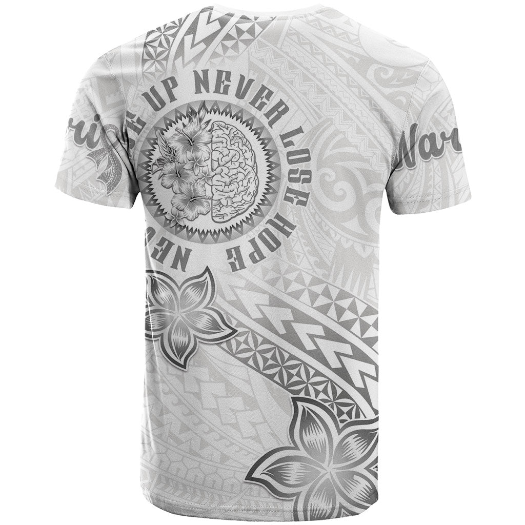 Brain Cancer Warrior T Shirt Never Give Up
