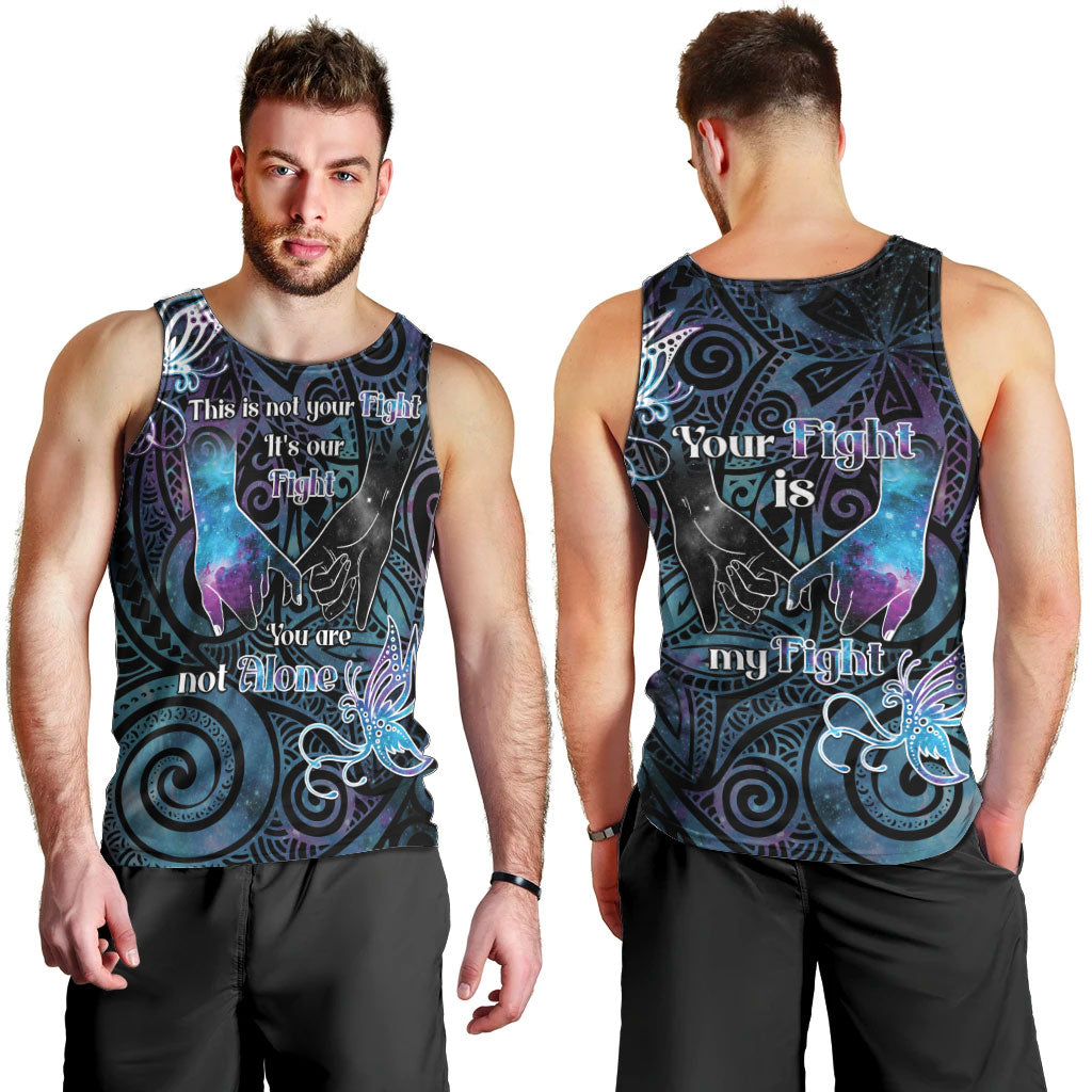 Suicide Prevention Men Tank Top You Are Not Alone