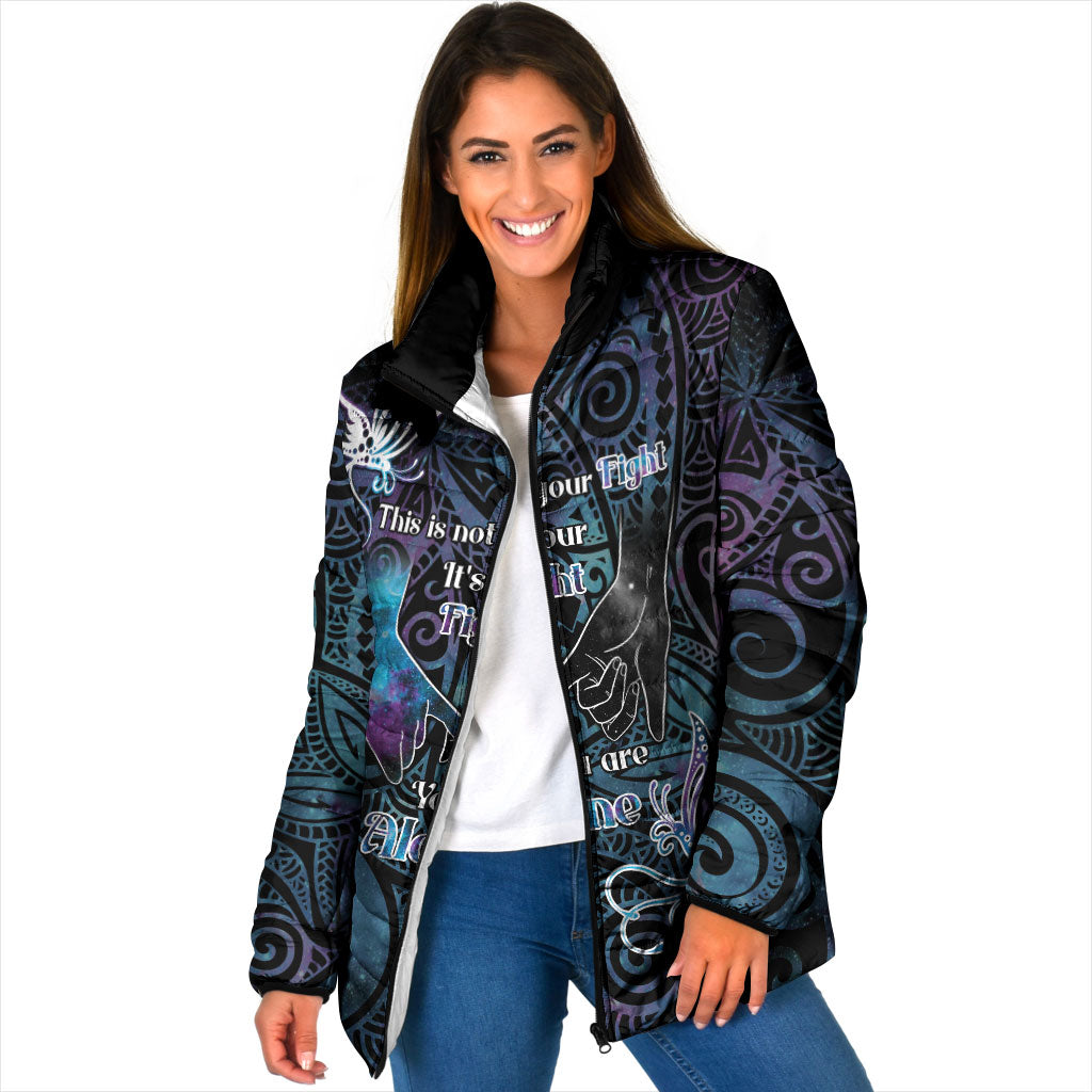 Suicide Prevention Padded Jacket You Are Not Alone
