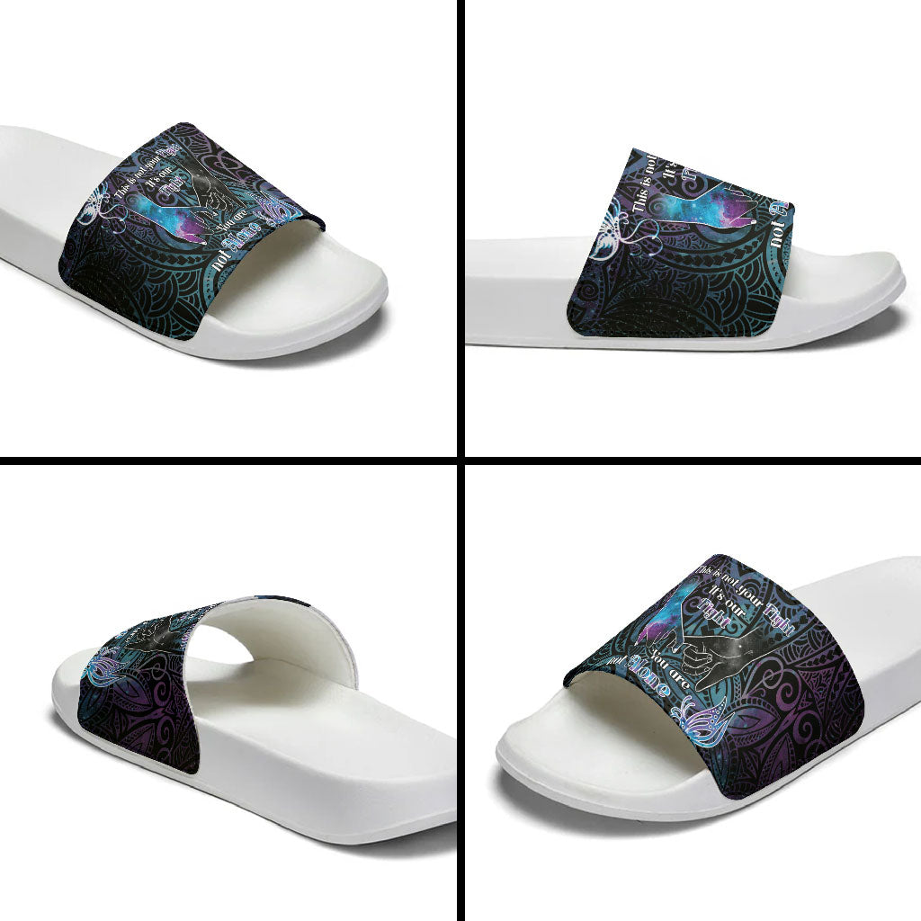 Suicide Prevention Slide Sandals You Are Not Alone