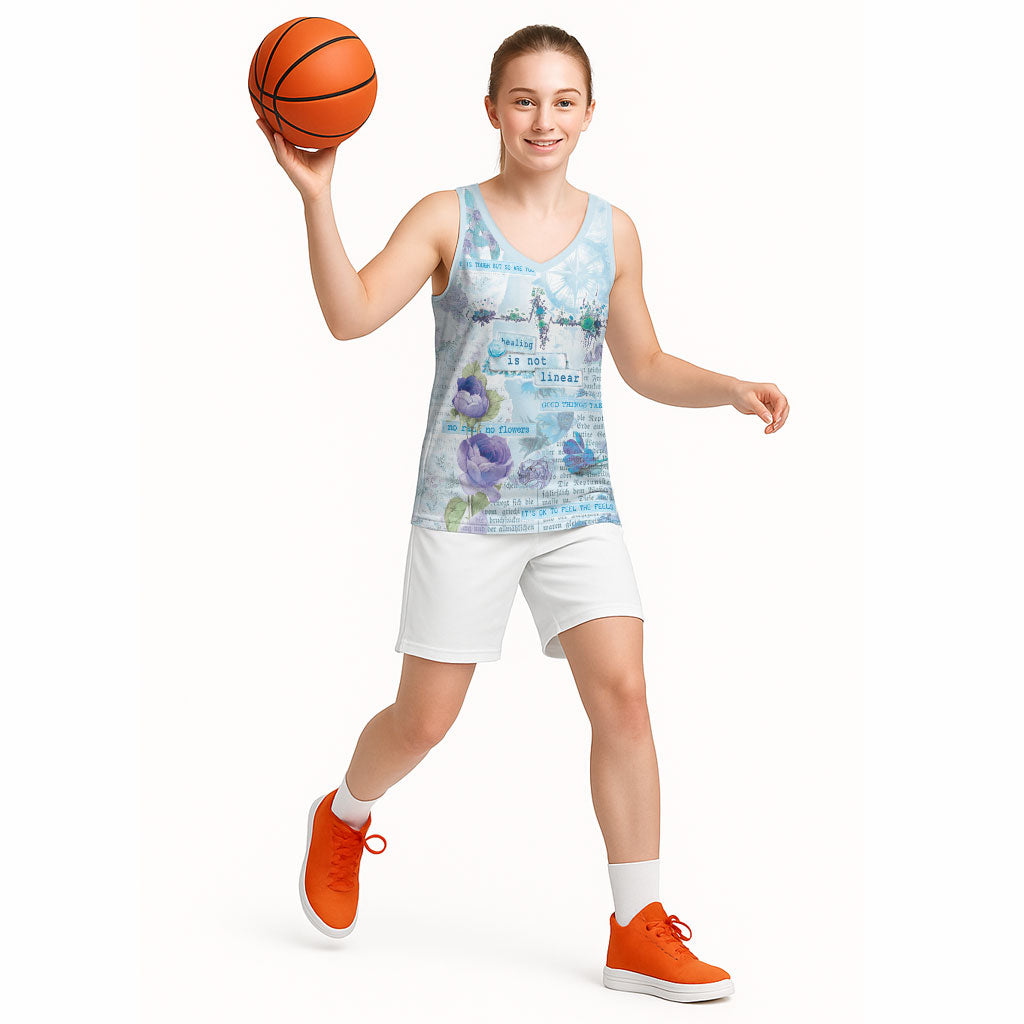 Mental Health Basketball Jersey Healing Is Not Linear