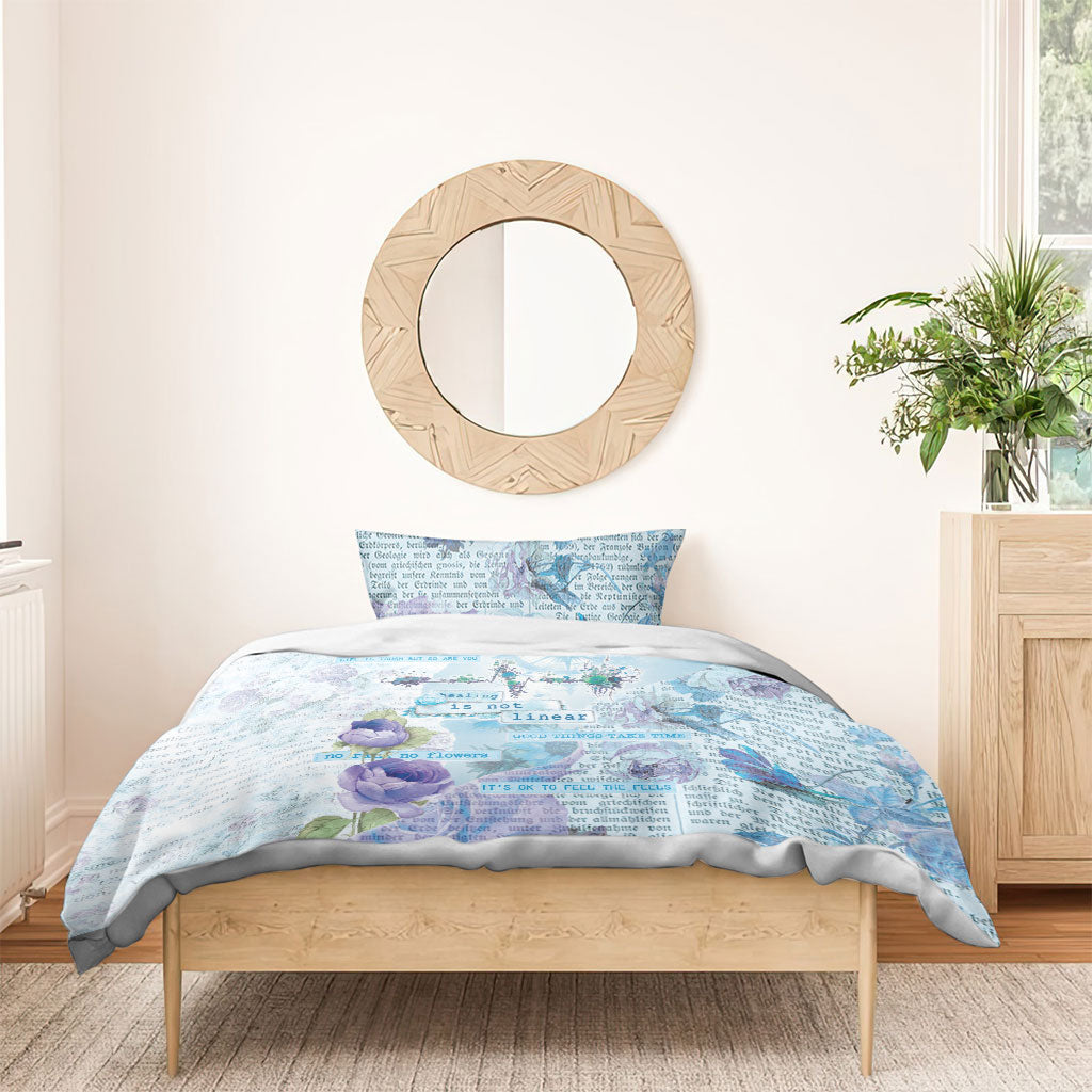 Mental Health Bedding Set Healing Is Not Linear
