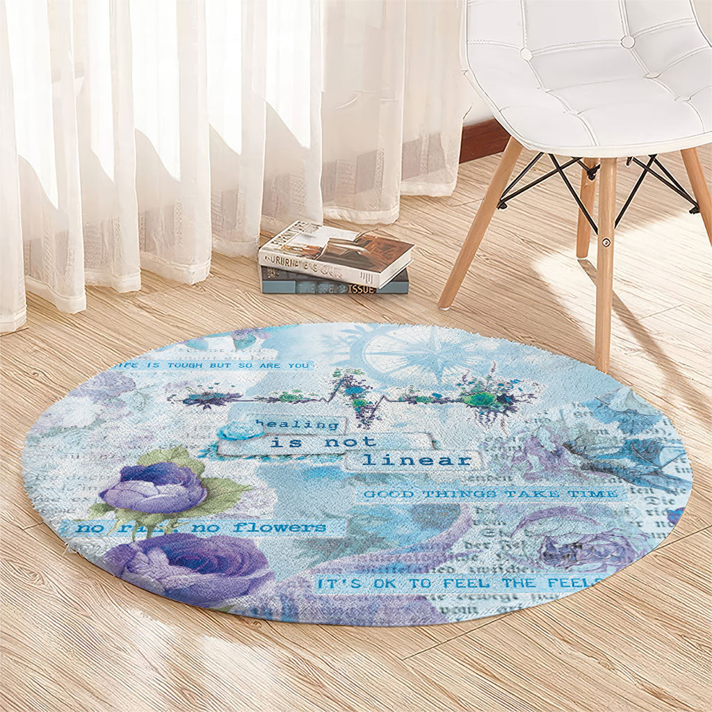 Mental Health Round Carpet Healing Is Not Linear
