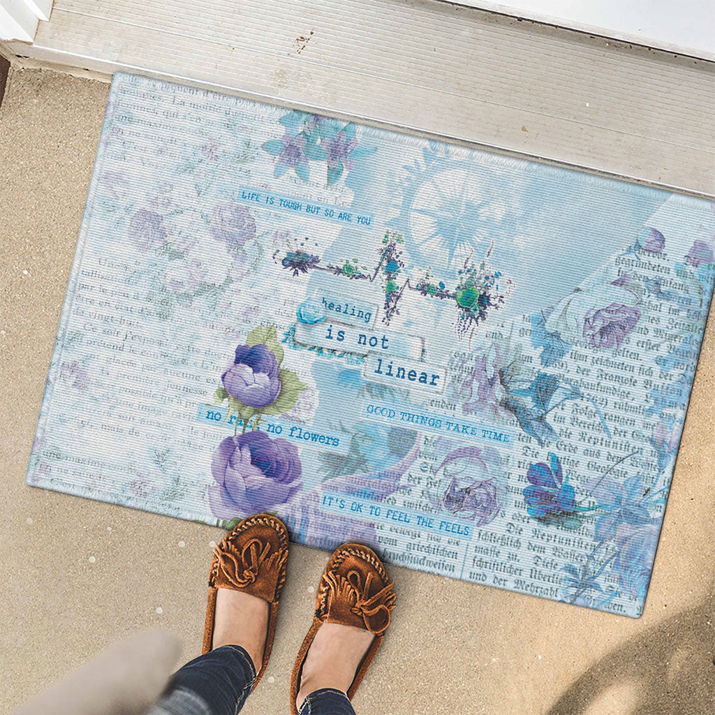 Mental Health Rubber Doormat Healing Is Not Linear