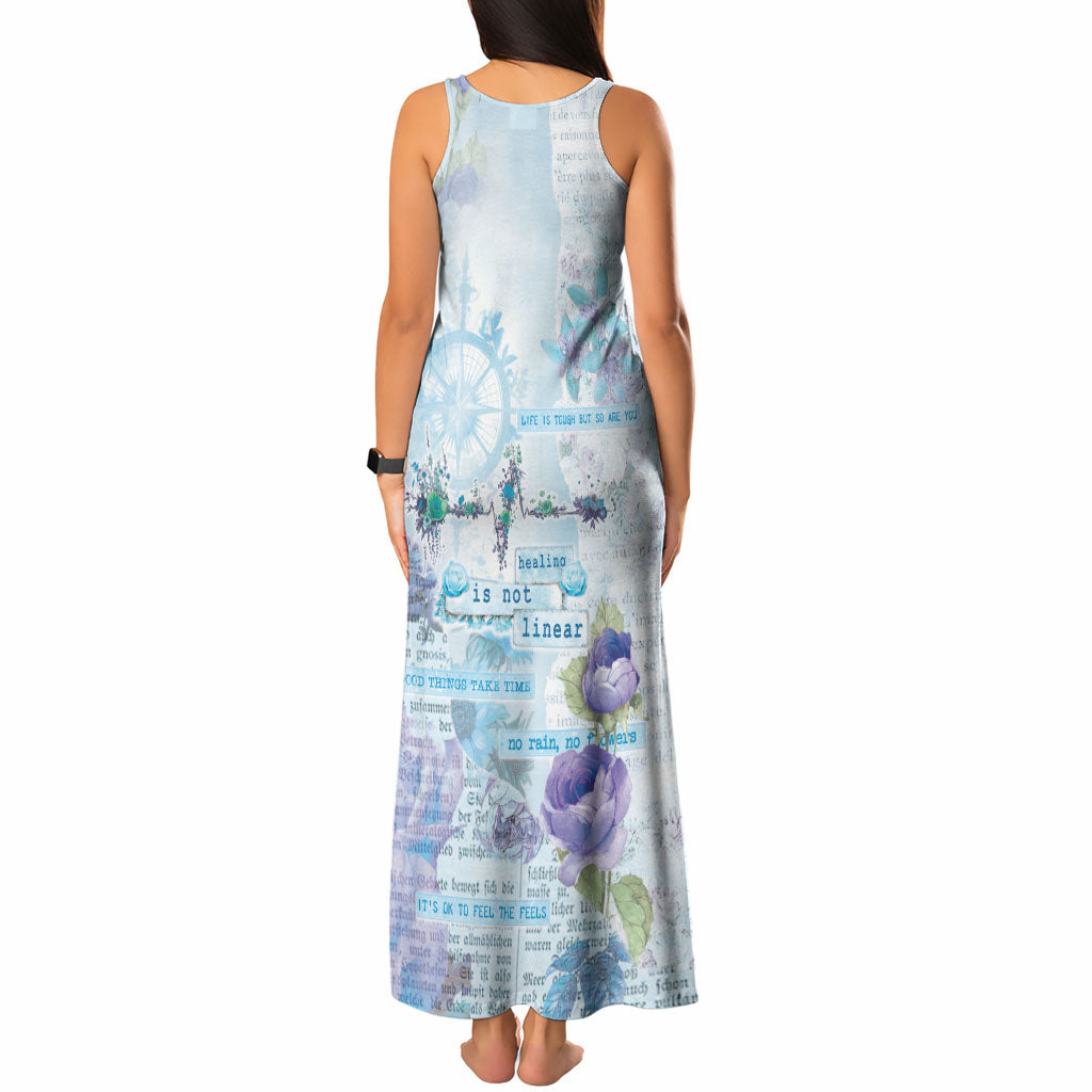 Mental Health Tank Maxi Dress Healing Is Not Linear