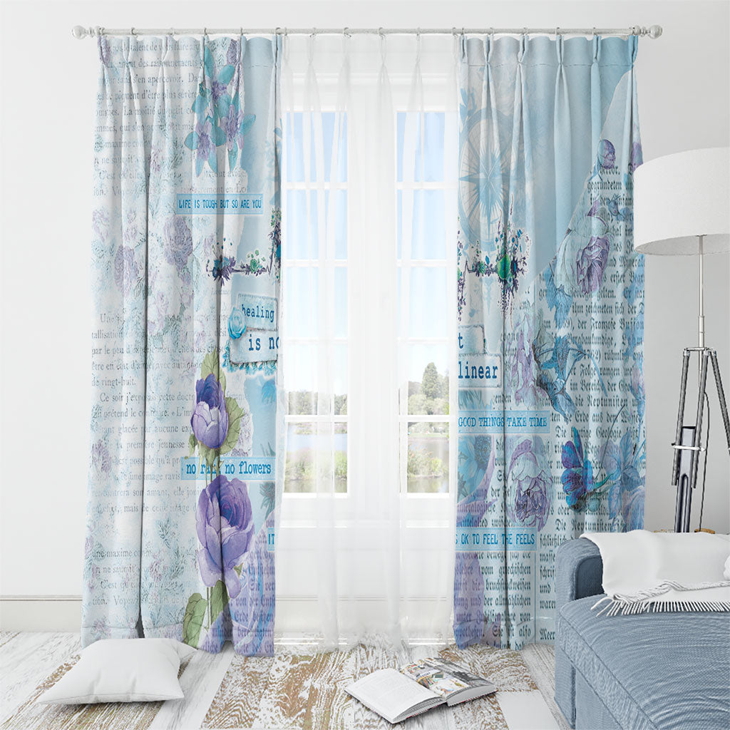 Mental Health Window Curtain Healing Is Not Linear