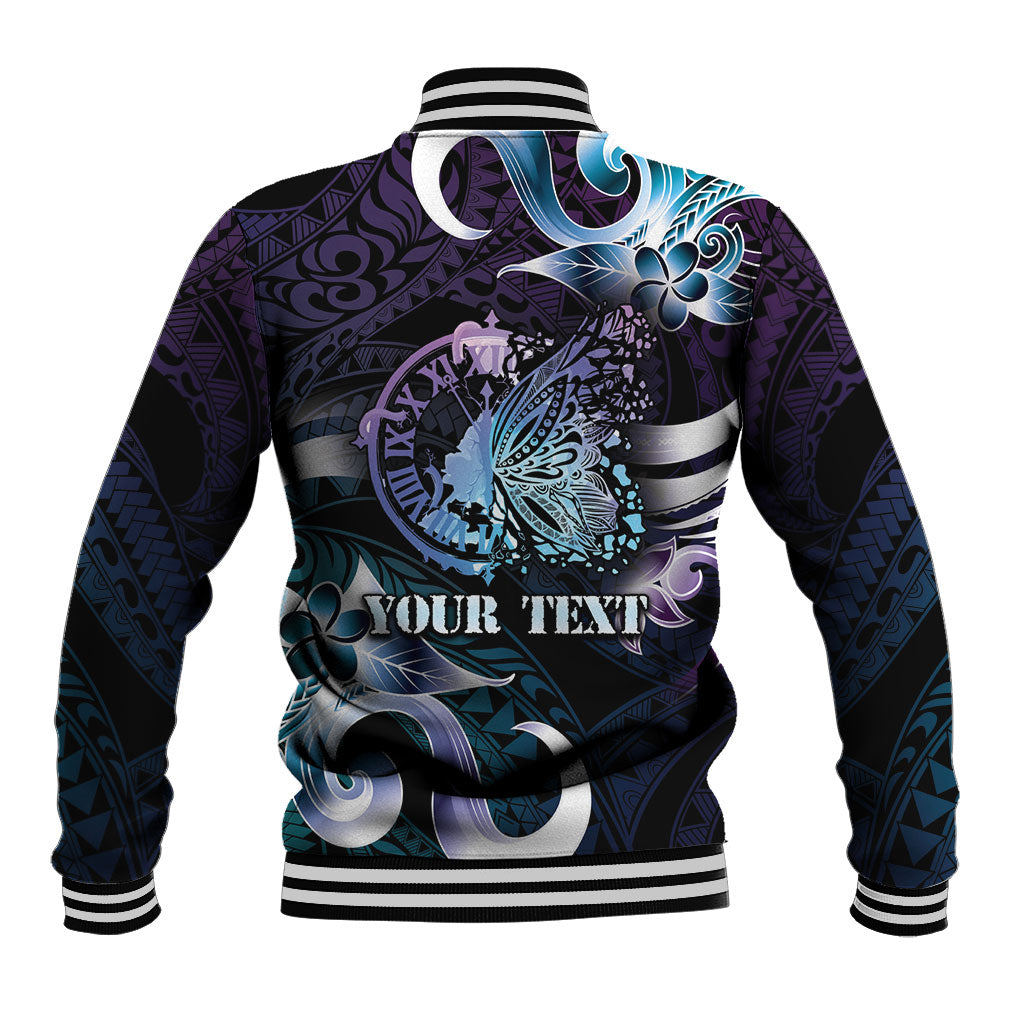 Personalised Polynesia Suicide Prevention Baseball Jacket No Story Should End Too Soon