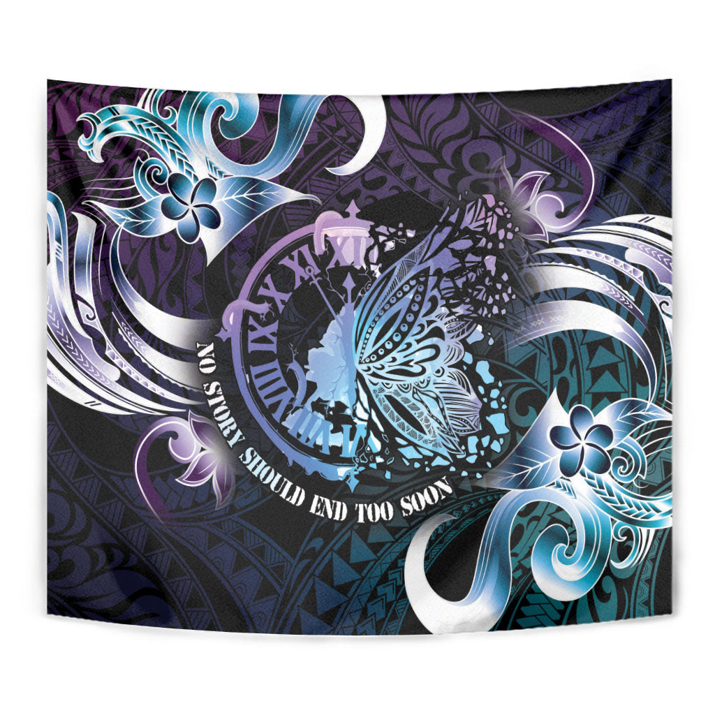 Polynesia Suicide Prevention Tapestry No Story Should End Too Soon