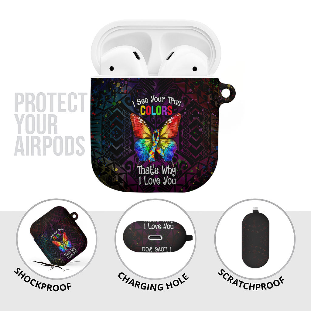 I See Your True Colors AirPods Case Autism Support