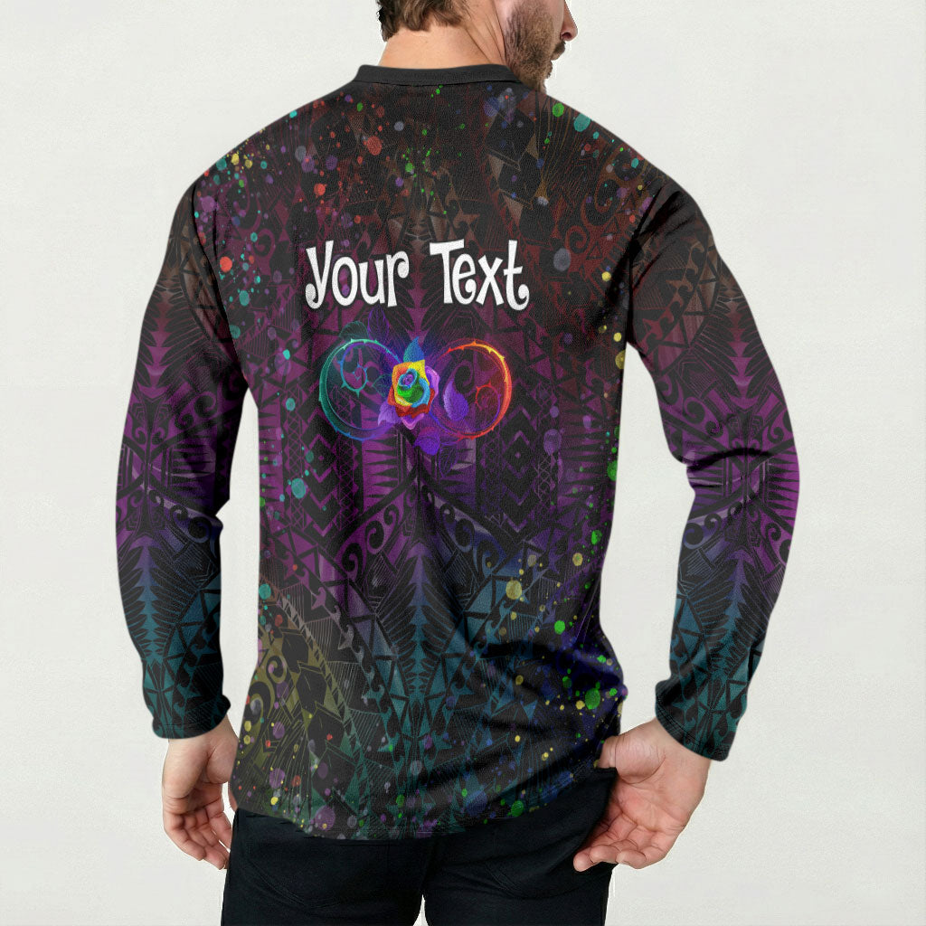 I See Your True Colors Personalised Button Sweatshirt Autism Support