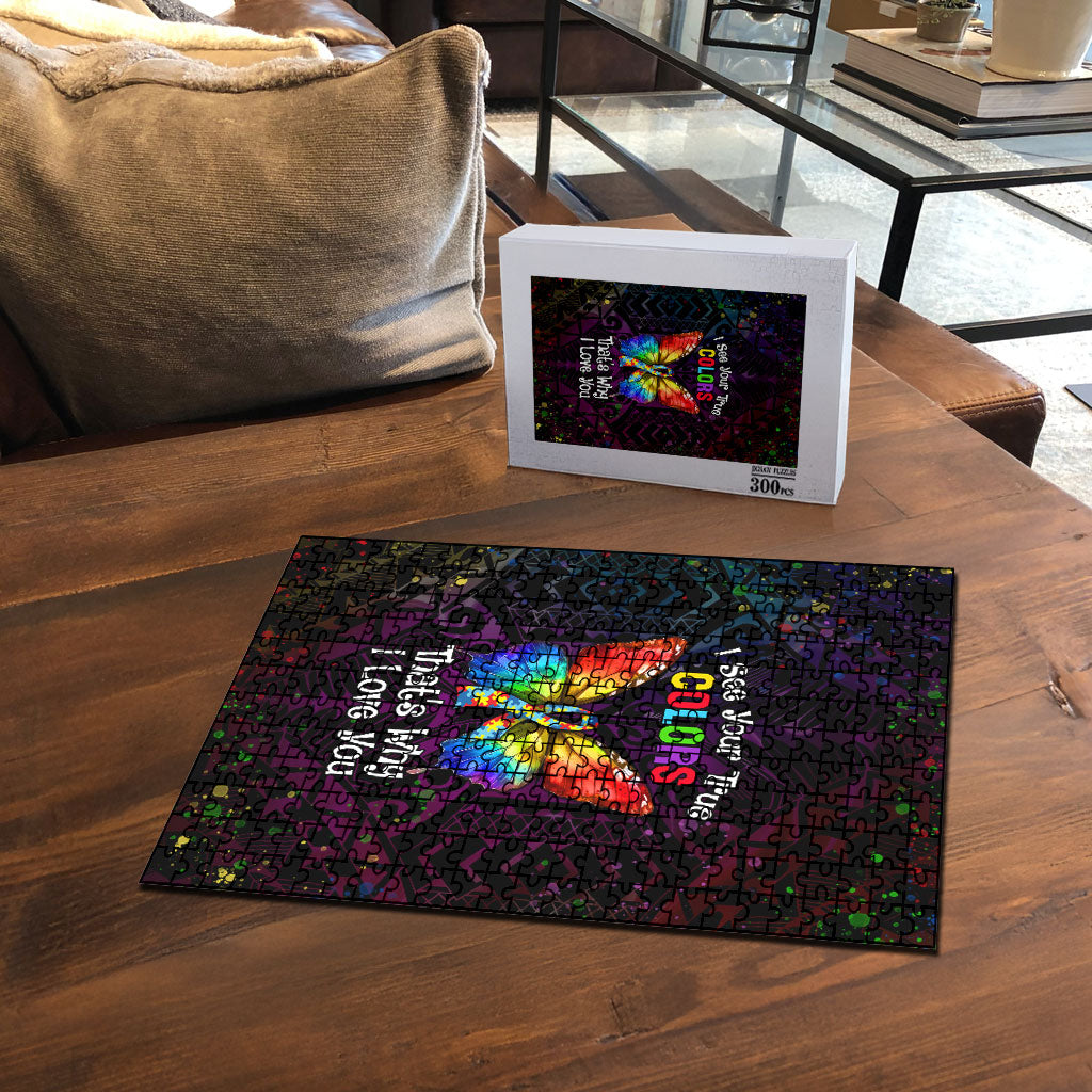 I See Your True Colors Puzzle Autism Support