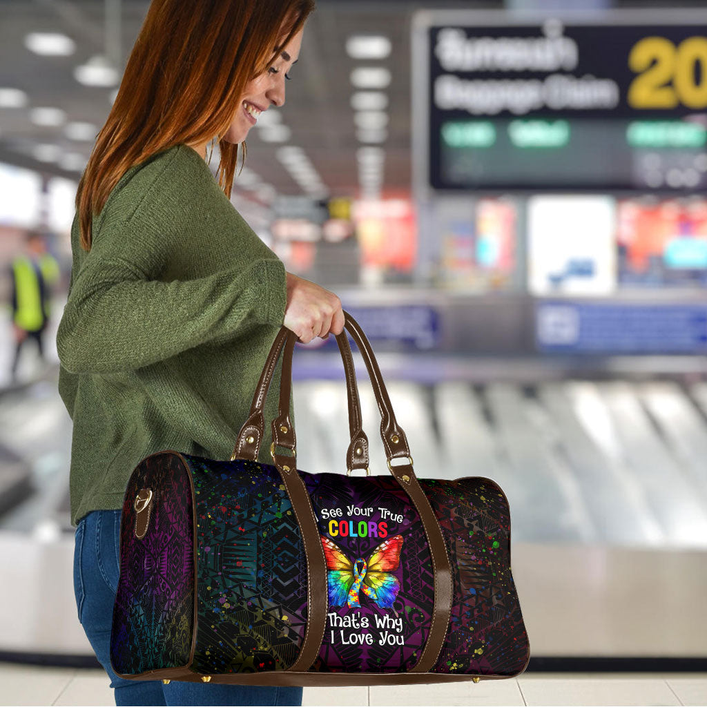 I See Your True Colors Travel Bag Autism Support
