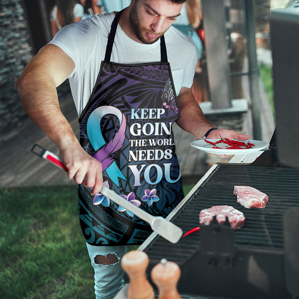 Polynesia Suicide Prevention Apron Keep Going The World Needs You