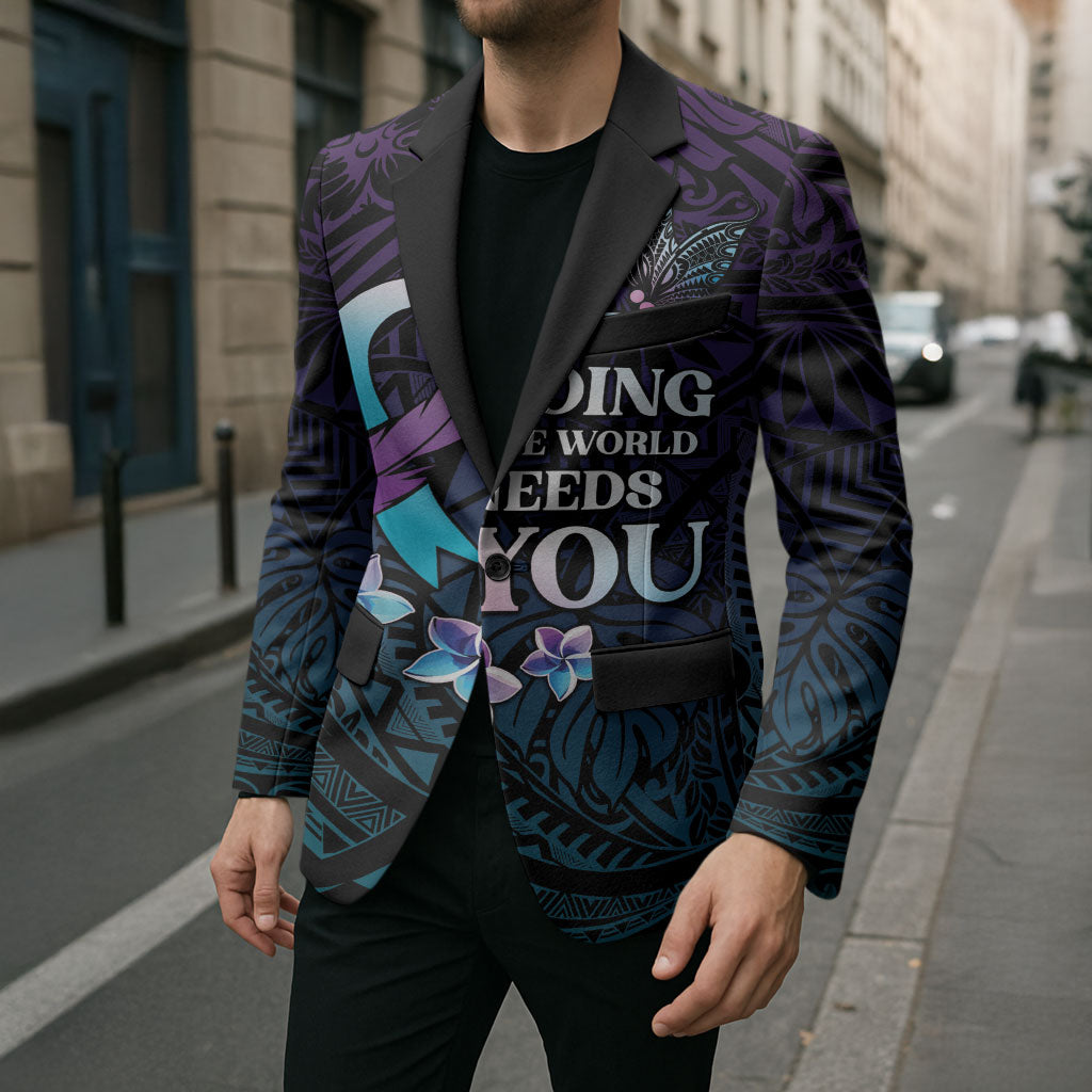 Polynesia Suicide Prevention Blazer Keep Going The World Needs You