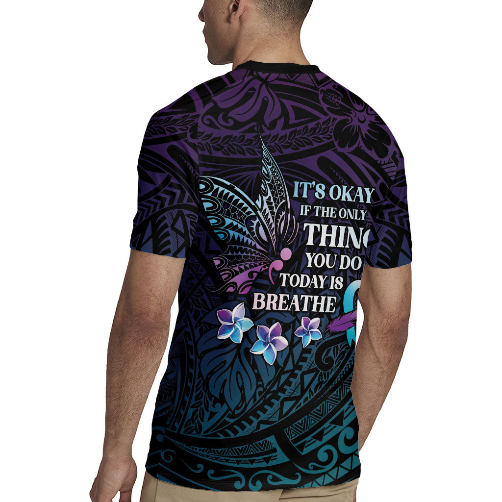 Polynesia Suicide Prevention Rugby Jersey Keep Going The World Needs You
