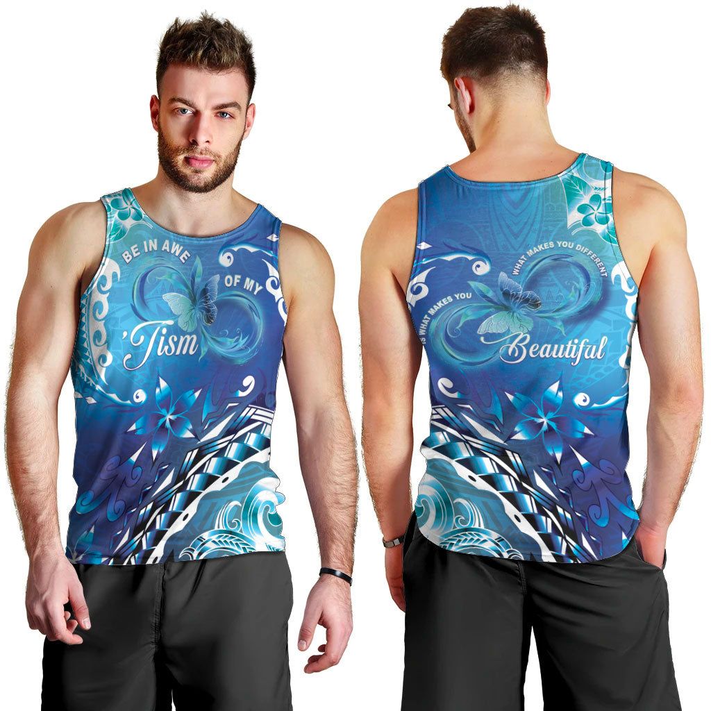 Polynesia Autism Support Men Tank Top Be In Awe Of My 'Tism