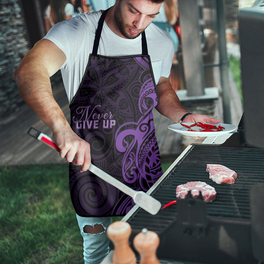 Lupus Warrior Apron Never Give Up Polynesian Style