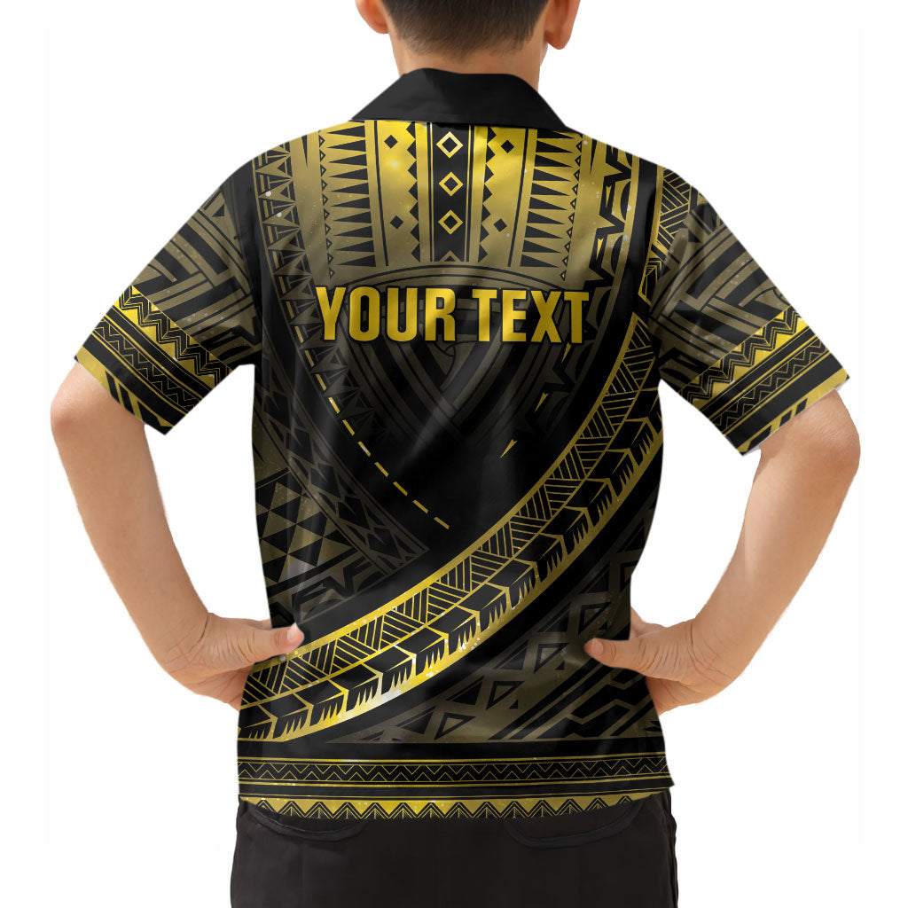 Personalised Polynesia Childhood Cancer Support Hawaiian Shirt You Are Stronger Than Cancer