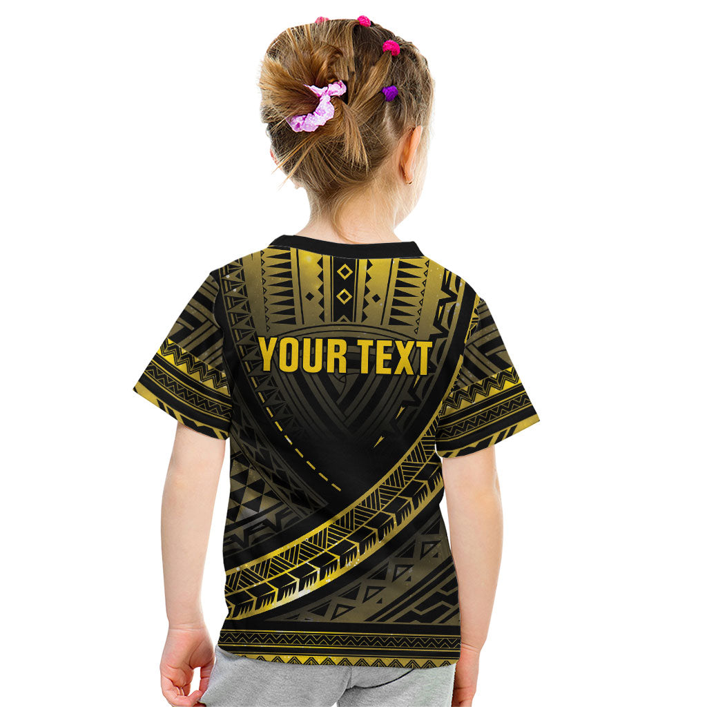 Personalised Polynesia Childhood Cancer Support Kid T Shirt You Are Stronger Than Cancer