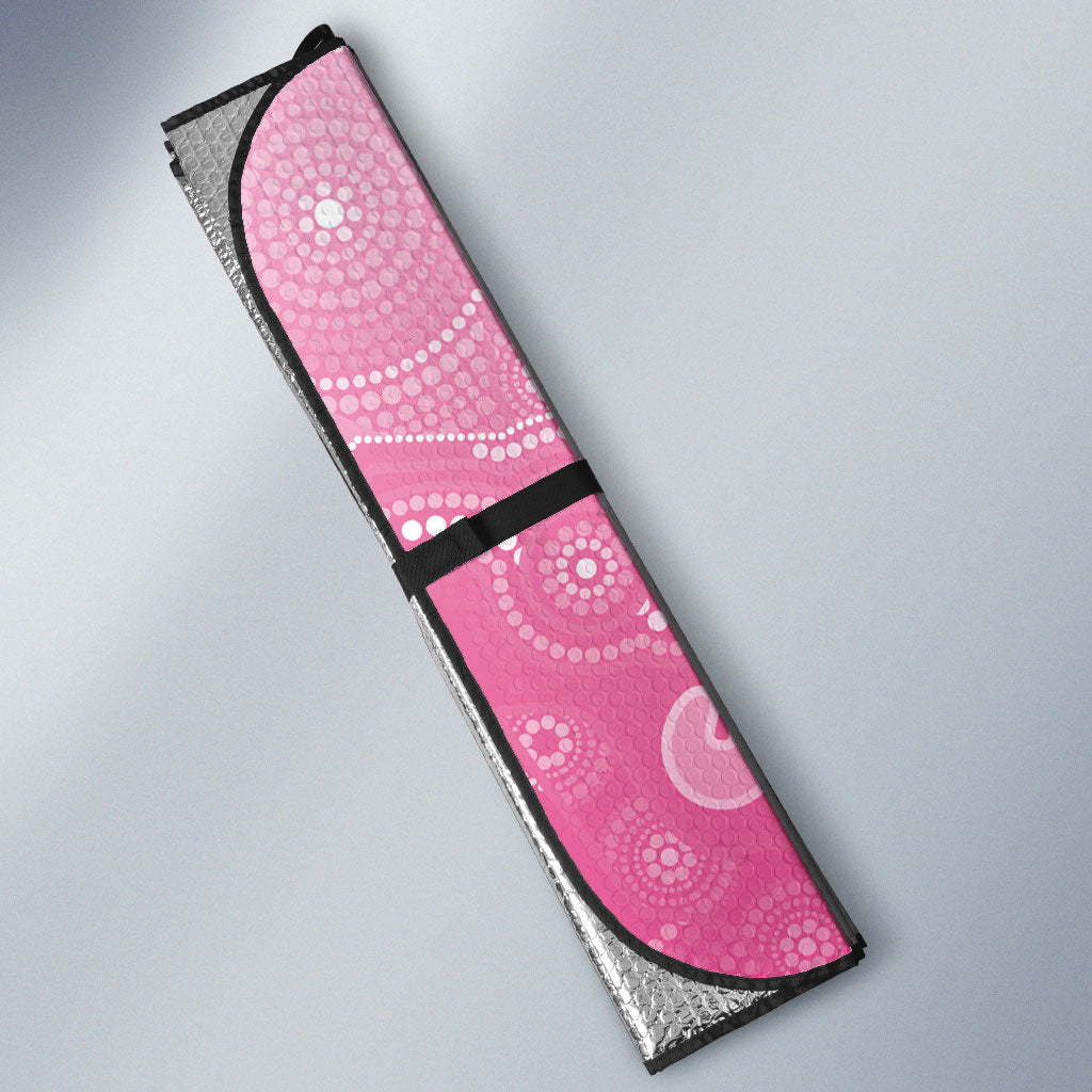 Australia Cockatoos Breast Cancer Auto Sun Shade Faith Hope Love