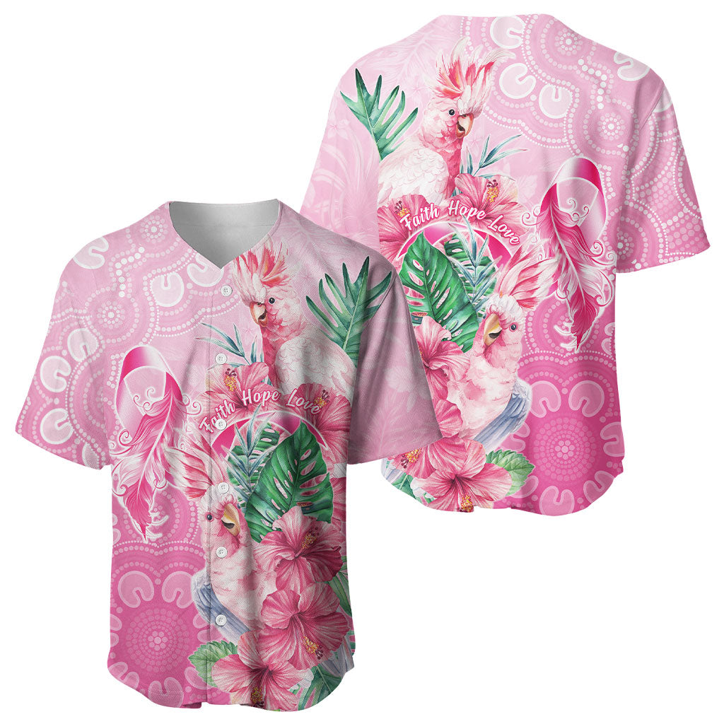 Australia Cockatoos Breast Cancer Baseball Jersey Faith Hope Love