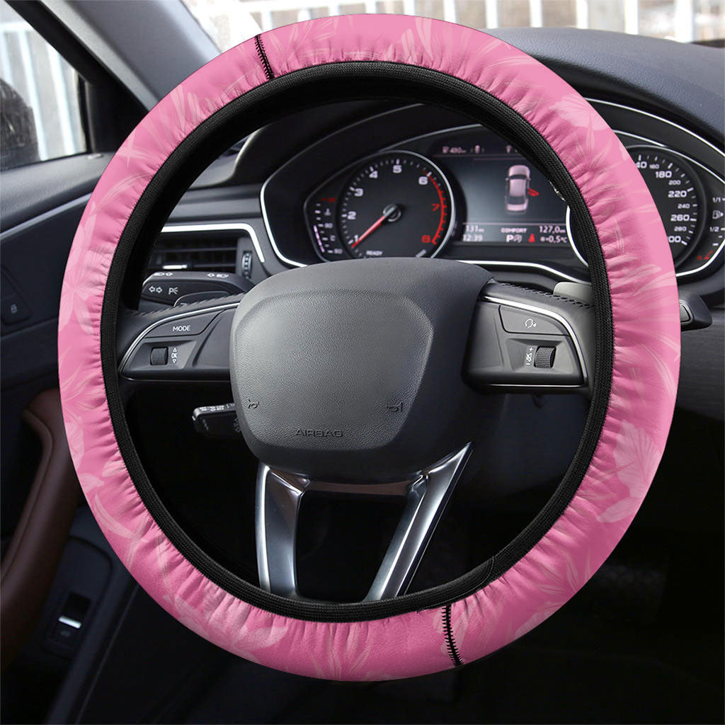 Australia Cockatoos Breast Cancer Steering Wheel Cover Faith Hope Love
