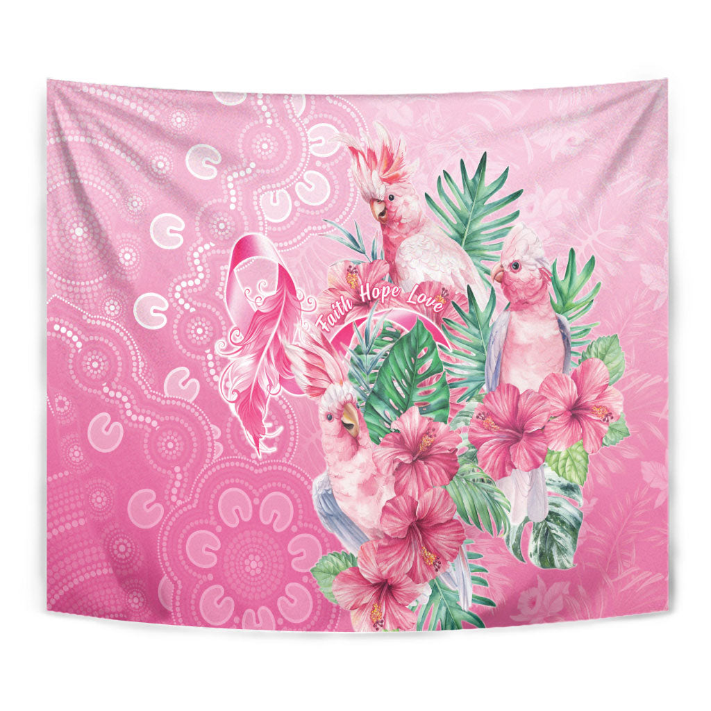 Australia Cockatoos Breast Cancer Tapestry Faith Hope Love