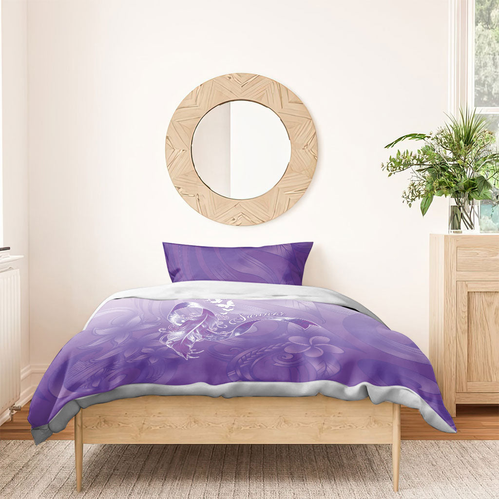 Lupus Survivor Bedding Set Polynesian Style