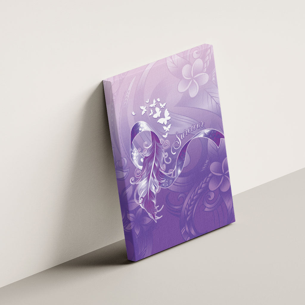 Lupus Survivor Canvas Wall Art Polynesian Style