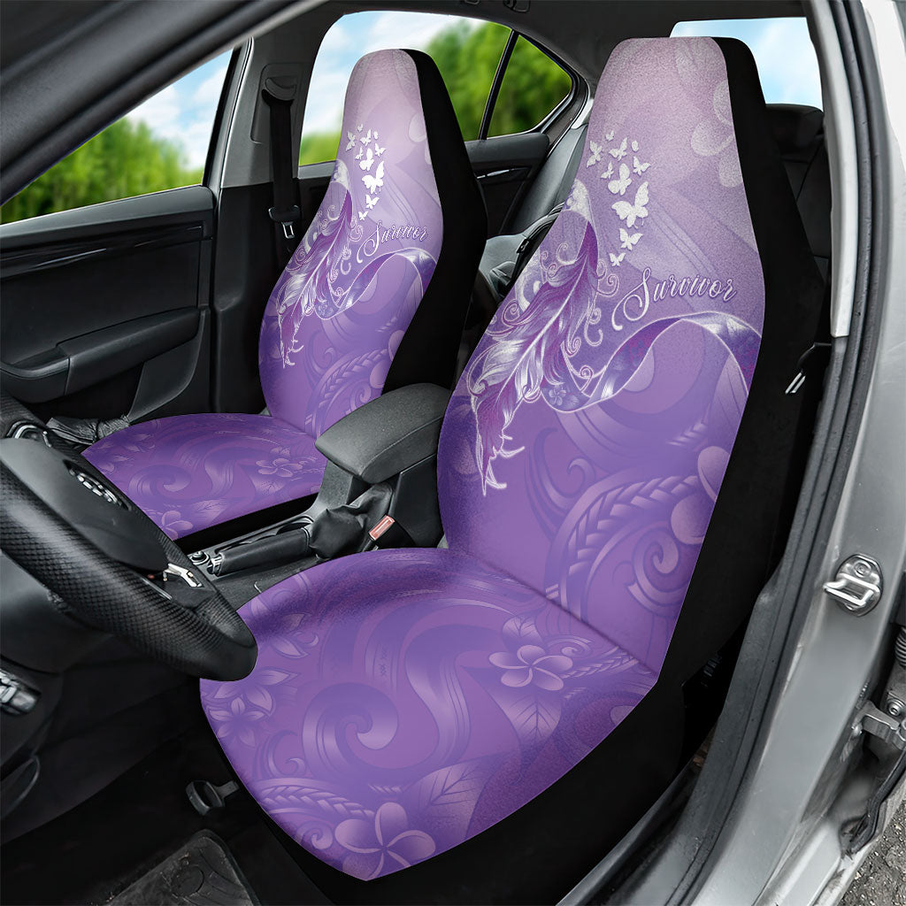 Lupus Survivor Car Seat Cover Polynesian Style